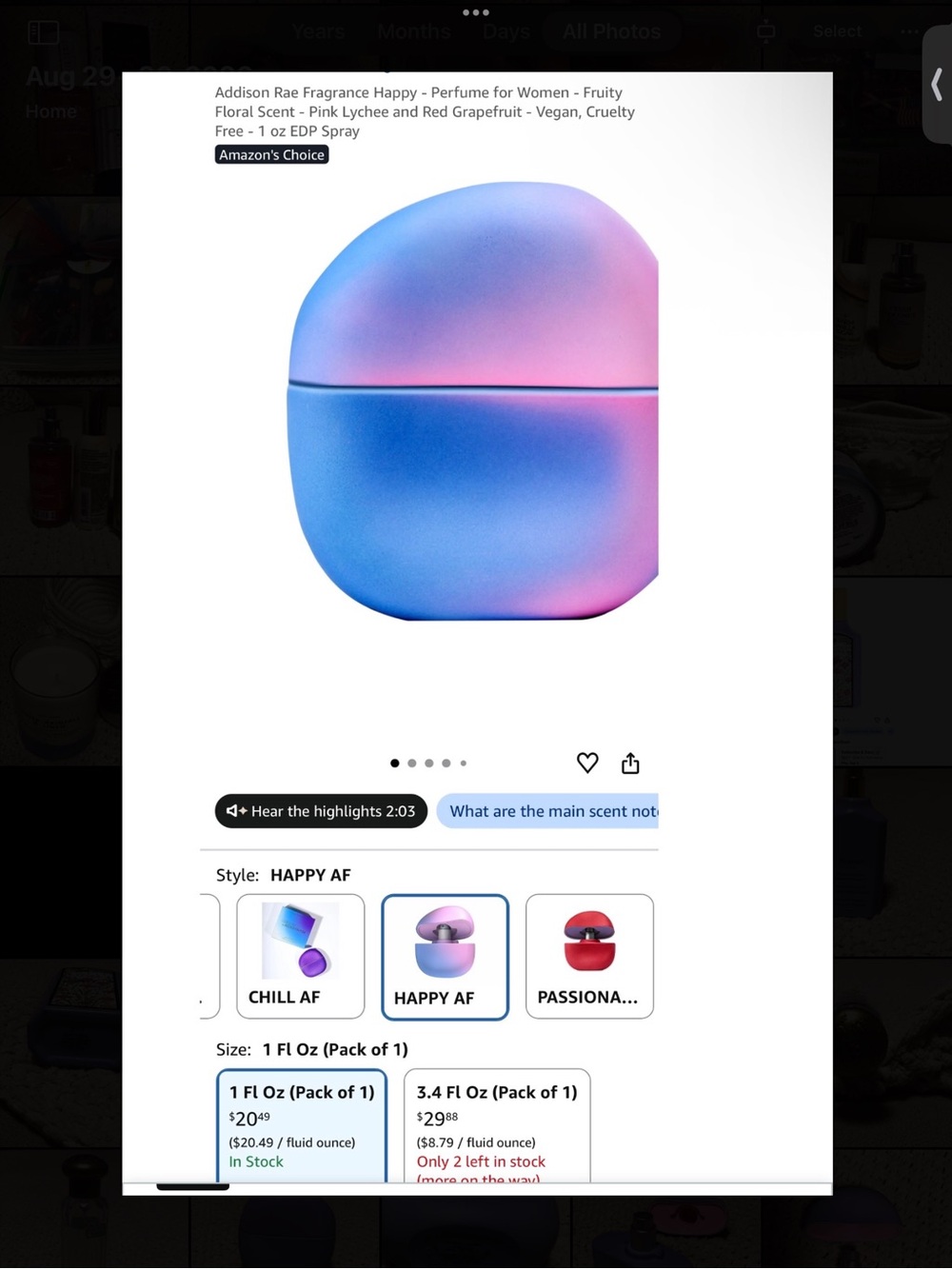 Gradient Pink & Blue Protective Earbud Case - Unbranded